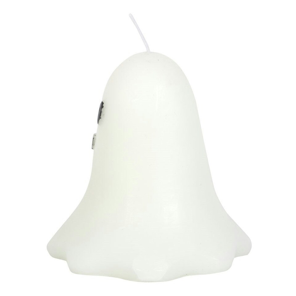 image 1 of Something Different Unscented Ghost Candle - White - One Size