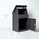 image 9 of SMART PARCEL BOX® Medium Front Access Dark Grey Grey