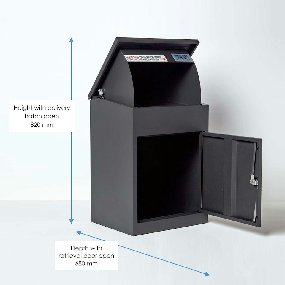 image 1 of SMART PARCEL BOX® Medium Front Access Dark Grey Grey