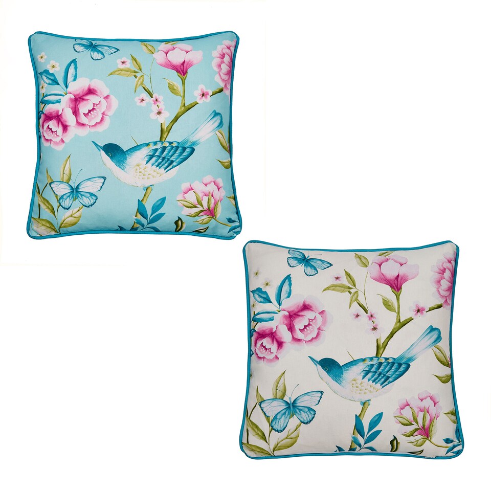 image 1 of D & D Amelle Outdoor Cushion Cover Blue