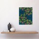 image 4 of Grape Vine and Leaves Pattern Vintage Wall Art Print W. Morris 12x16"