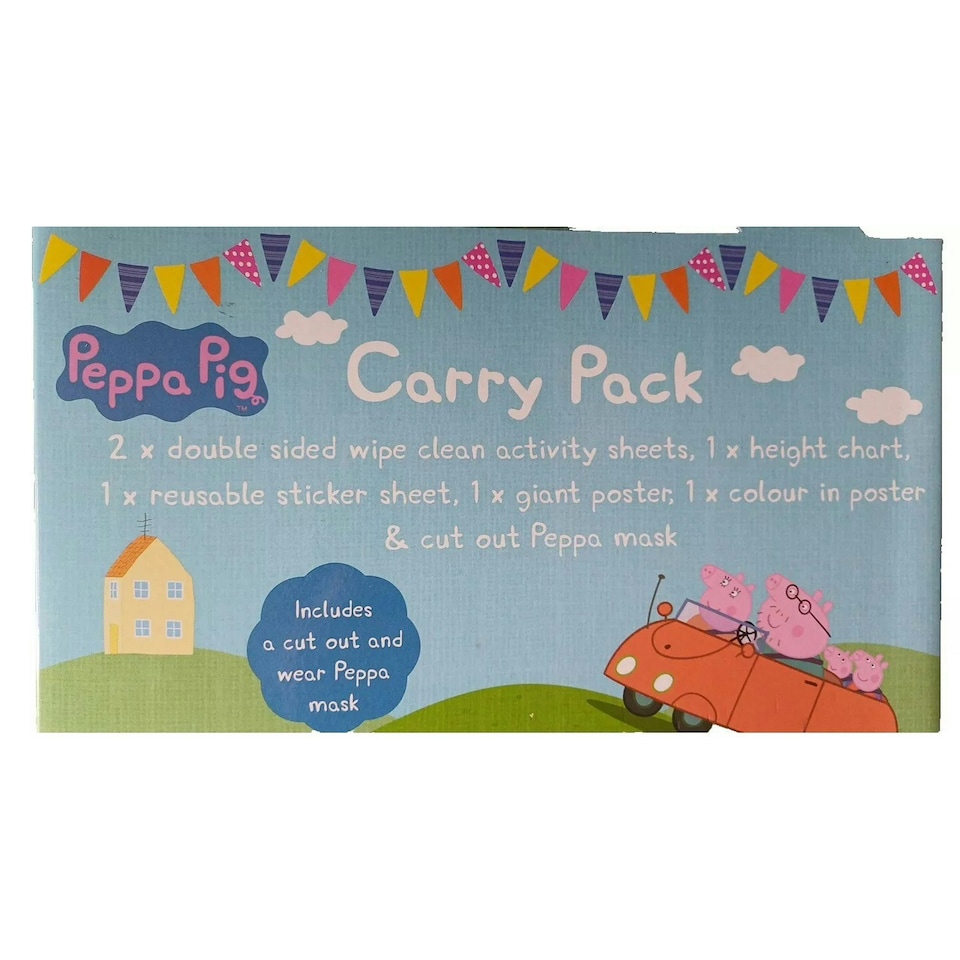image 1 of Peppa Pig Characters Art Carry Case - Multicoloured - One Size