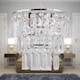 image 6 of Three Tier Acrylic Crystal Light Shade | Clear | Chrome | Medium | 1