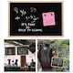 image 4 of Wood Framed Magnetic Writing Black Board 30 x 40cm