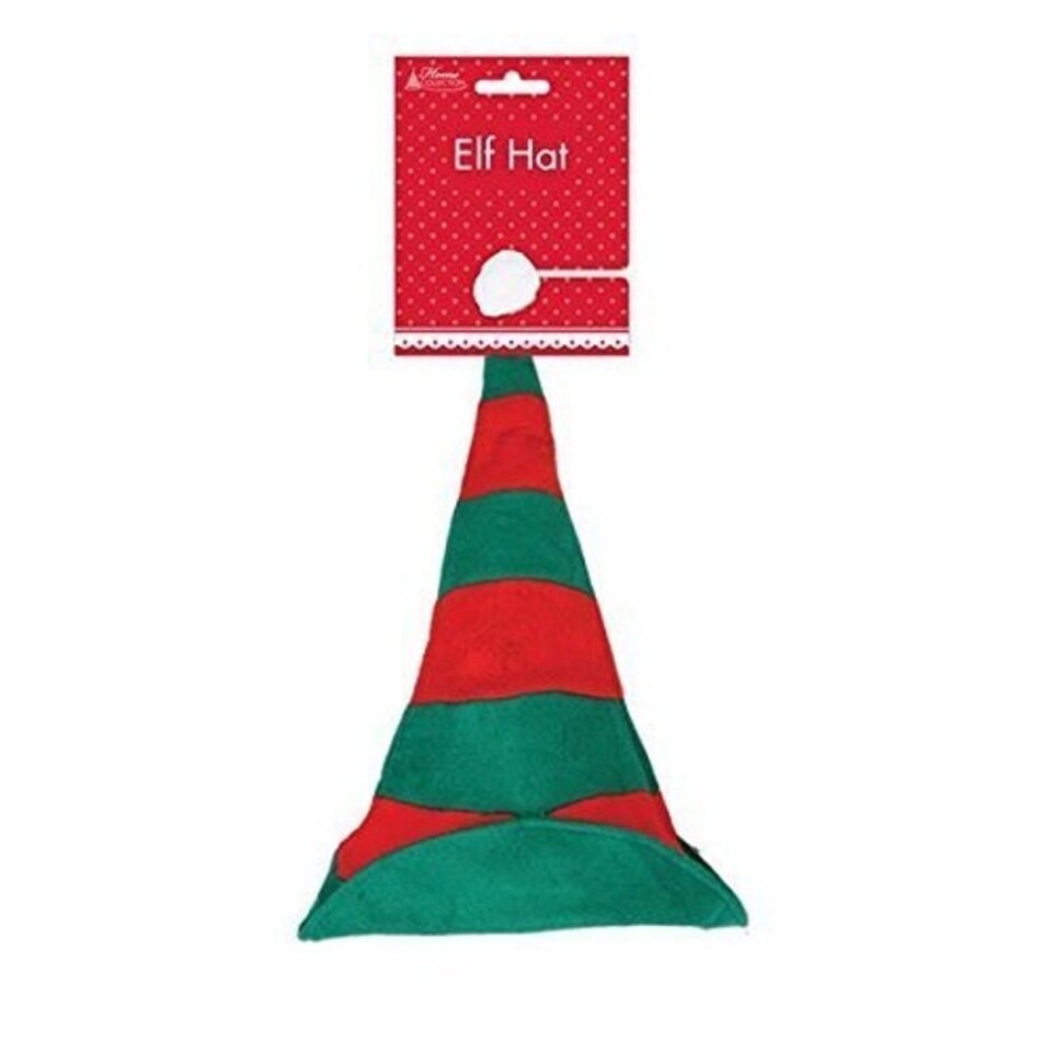 image 1 of Adults Christmas Elf Fancy Dress Hat