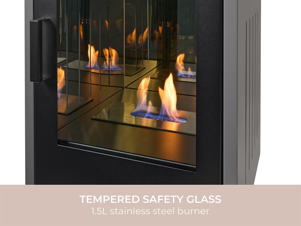 image 1 of Adam Bellini Bio Ethanol Stove in Grey