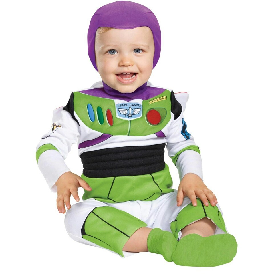 Toy Story 4 Baby Deluxe Buzz Lightyear Costume - White/Green/Purple - 6-12 Months