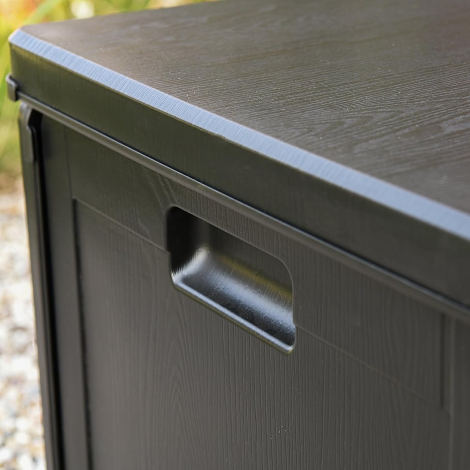 image 1 of Garden Gear Storage Box 75 Litre Capacity Cushion Deck Box Waterproof