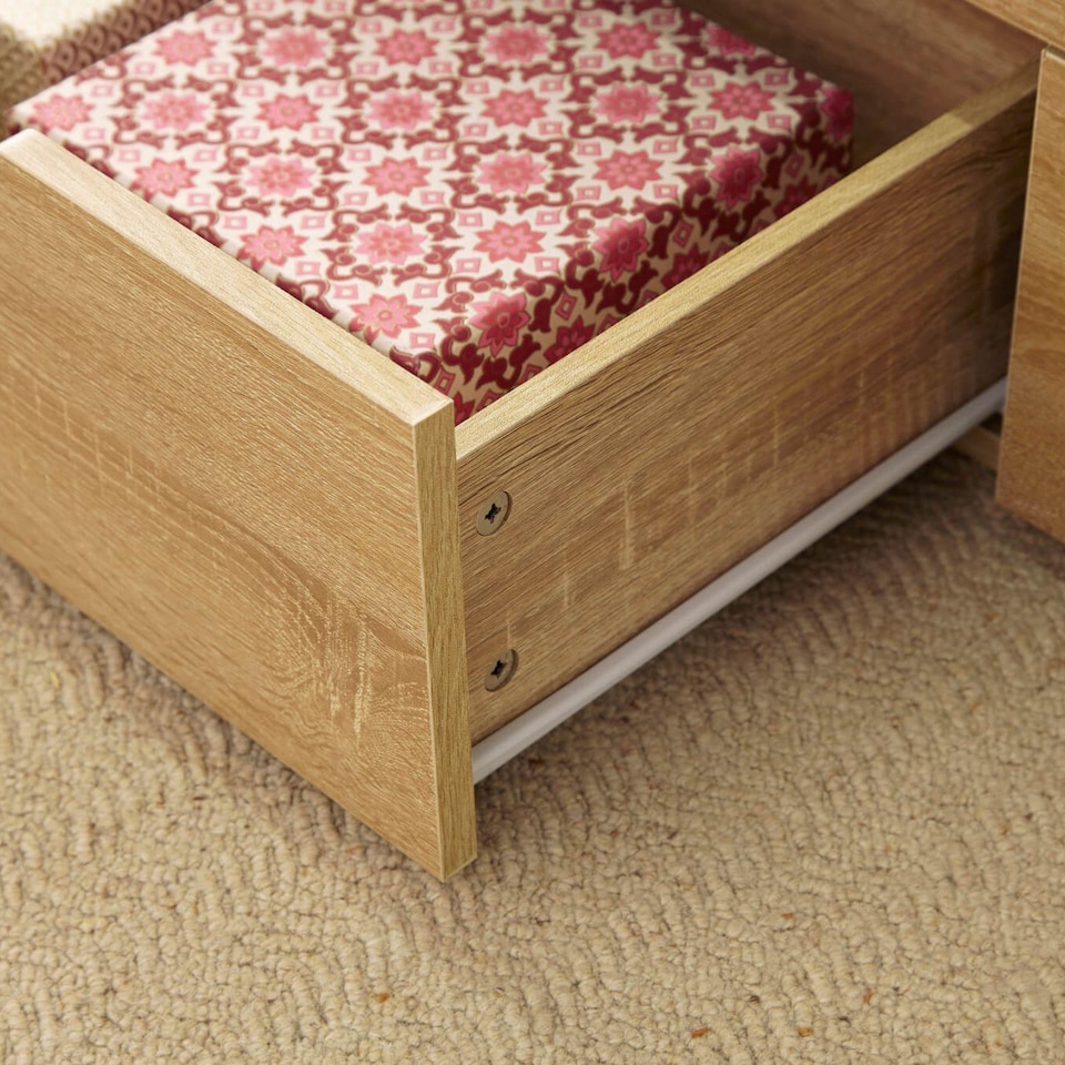 image 1 of Wooden Coffee Table With Lift Up Top and 2 Large Storage Drawers Bruges | Brown