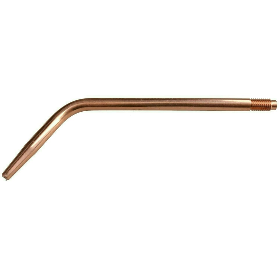 image 1 of Lightweight Swaged Welding Brazing Nozzle No.3 Tip 2.0mm Oxygen Acetylene 2pk