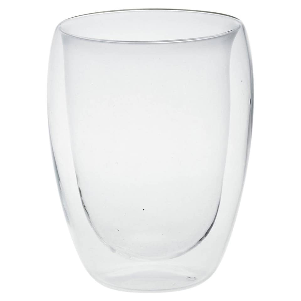 image 1 of Set of 6 Double Wall Glasses 350ml Thermal Insulated Coffee Tea Latte Mugs Cups