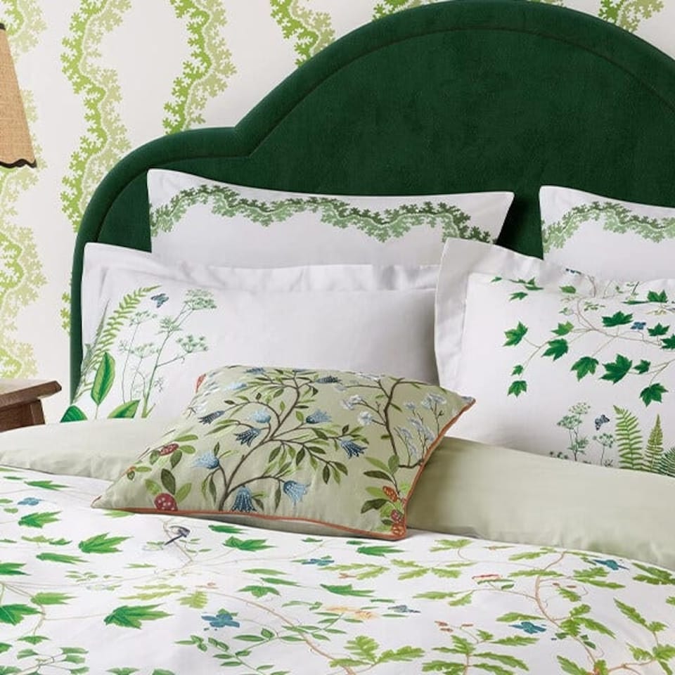 image 1 of Sanderson Sycamore & Oak Cushion 45X45cm Multi