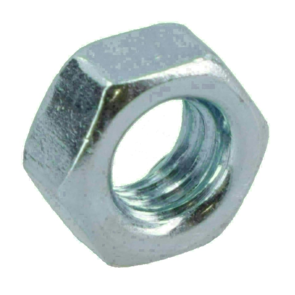 image 1 of M4 x 0.7mm Hex Full Nut Fastener Hexagonal Metric Nuts Grade 8 Zinc Plated 5pk