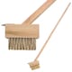 image 1 of Harbour Housewares Wooden Long Handle Weed Brush - 120cm