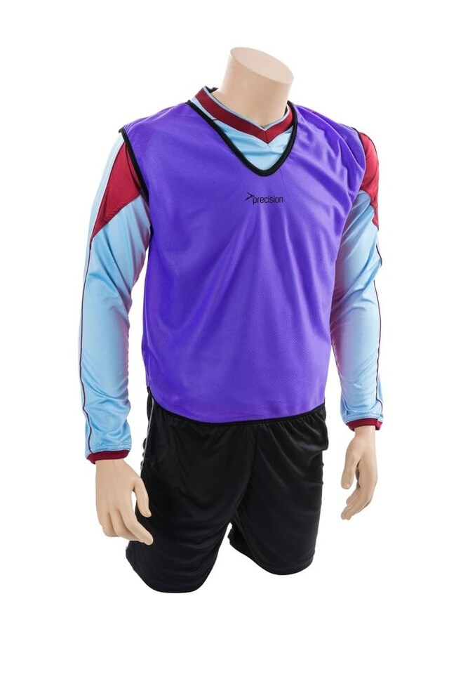 image 1 of Precision Unisex Prb301Py Mesh Training Bib (Youth, Adult), Purple