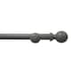 image 1 of Wooden Eyelet Curtain Pole, 360cm Grey