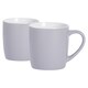 image 1 of Argon Tableware Coloured Coffee Mugs - 350ml - Grey - Pack of 2 | Grey | Grey | 2