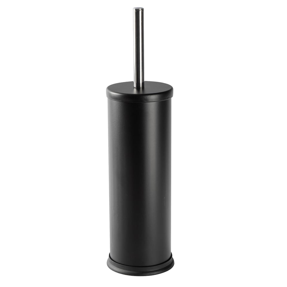 image 1 of Harbour Housewares Round Toilet Brush - Matt Black