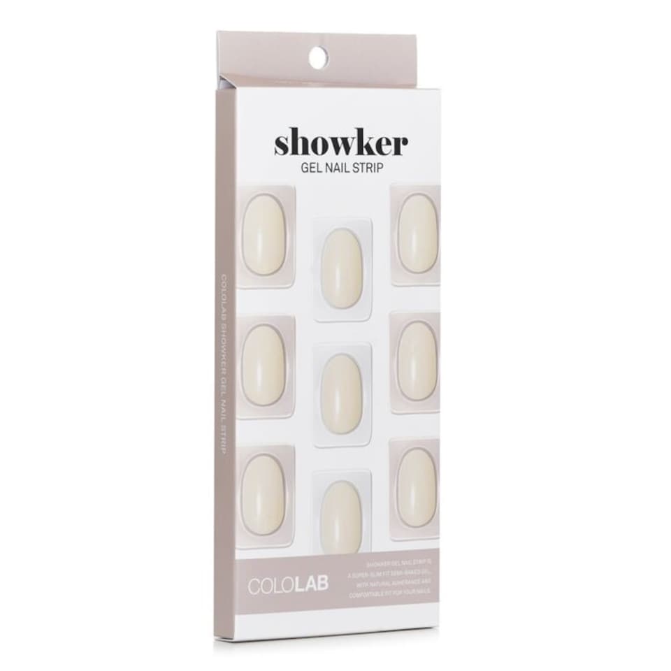 image 1 of Showker Gel Nail Strip # Csf211 Sweet Vanilla - 1pcs