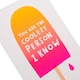 image 4 of Hallmark Birthday Card - 'You Are The Coolest Person I Know'  Ice Lolly Design