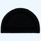 image 1 of Homescapes Luxury Reversible Semi Circle Bath Mat - Black Black
