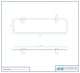 image 6 of Harbour Housewares Rounded Floating Glass Shelf - 50cm - Metallic Brackets - Bathroom Shower Storage Vanity Display Unit Shelf | Silver | Chrome | 6