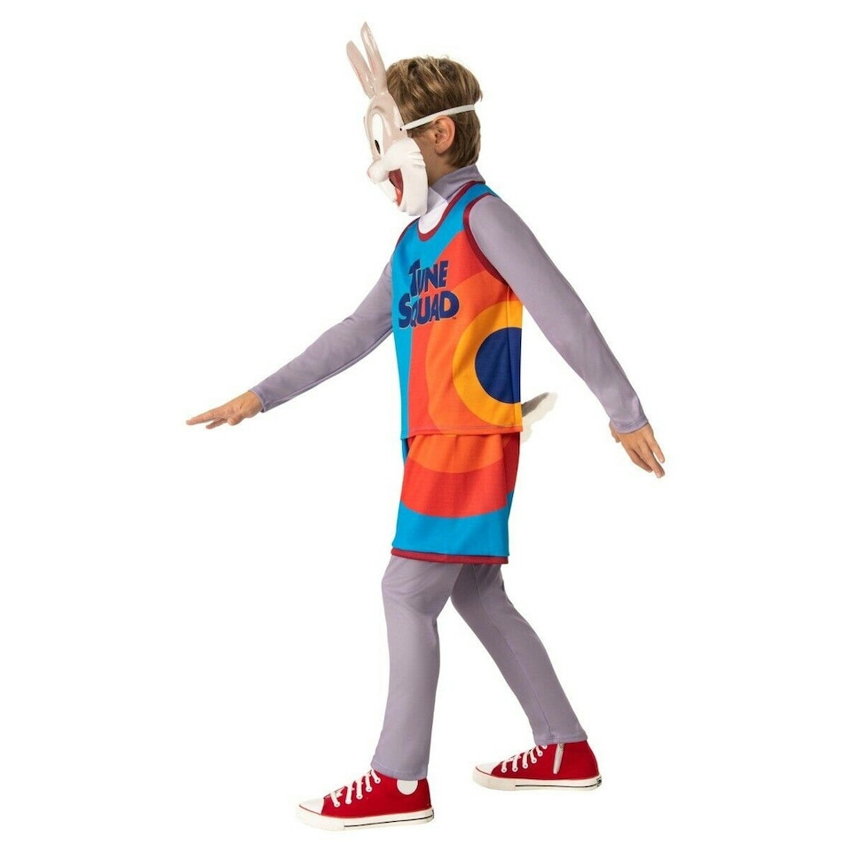 image 1 of Space Jam Bugs Bunny Mask Set - White/Grey - One Size