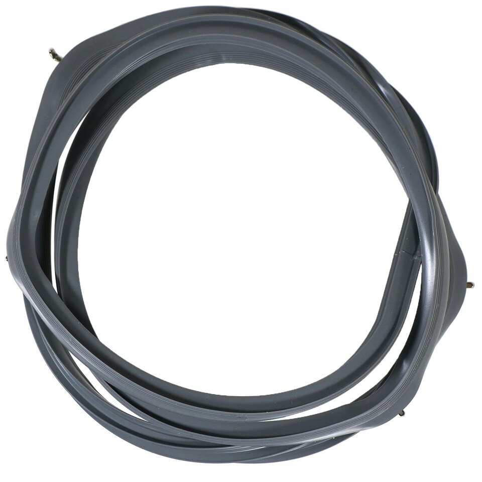 image 1 of SPARES2GO Oven Door Seal Gasket + Corner Clips compatible with Neff Cooker 480 x 350 mm