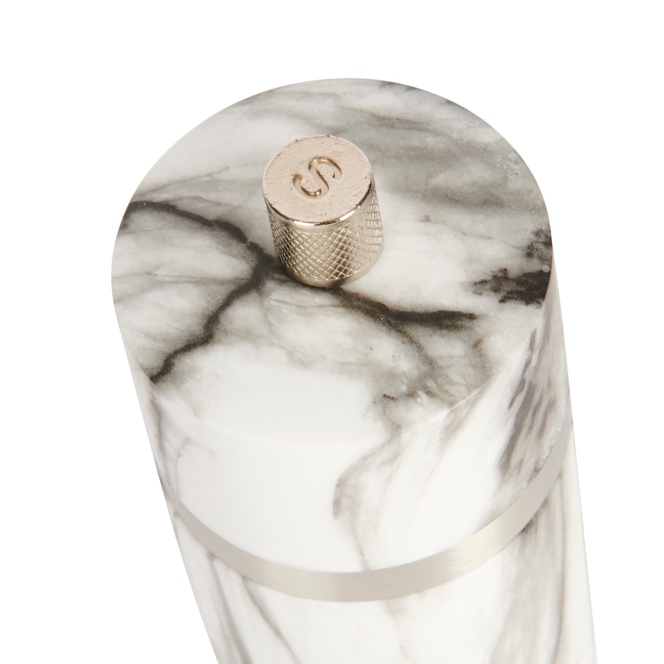 image 1 of MasterClass Salt or Pepper Mill, 12cm Marble Finish Spice Grinder