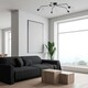 image 2 of Milagro Ceiling Lamp Joker Black 5XGU10