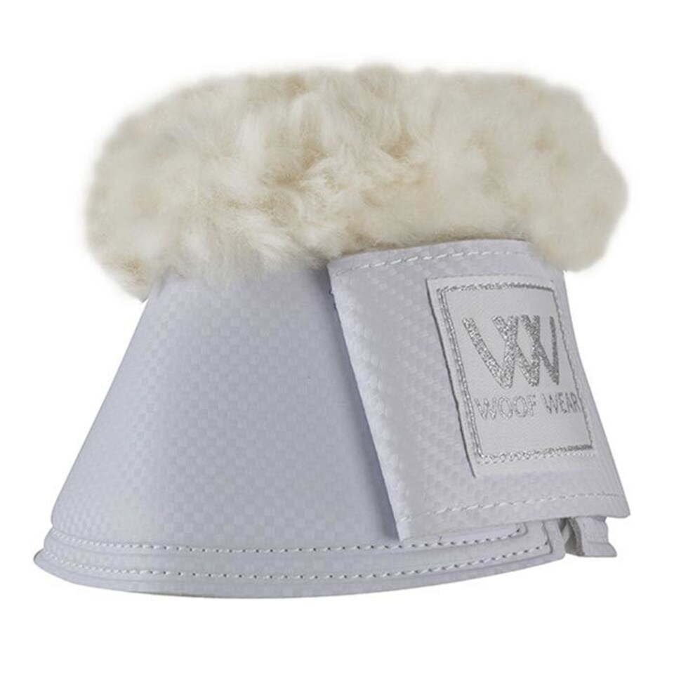 image 1 of Woof Wear Faux Sheep Pro Overreach Boot White | Size: Medium
Colour: White Faux Sheep