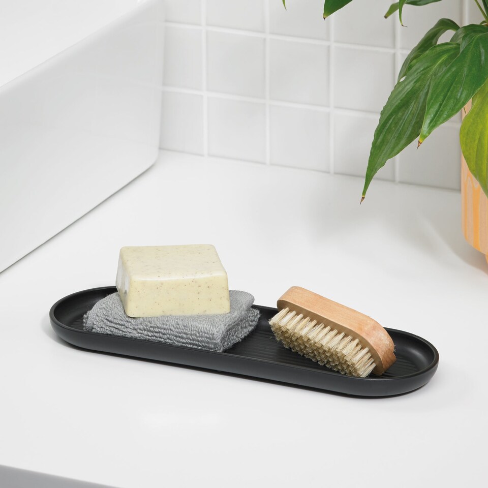 image 1 of ReBorn Recycled Bathroom Tray Black