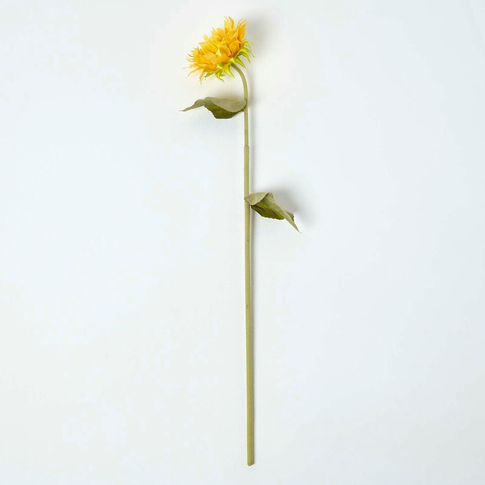 image 1 of Homescapes Sunflower Single Stem 80 cm