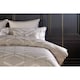 image 2 of Belledorm Seve Jacquard Duvet Cover Set - Taupe - Superking