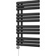 image 1 of Percival - Black Electric Towel Rail H884mm x W500mm 400w Thermostatic