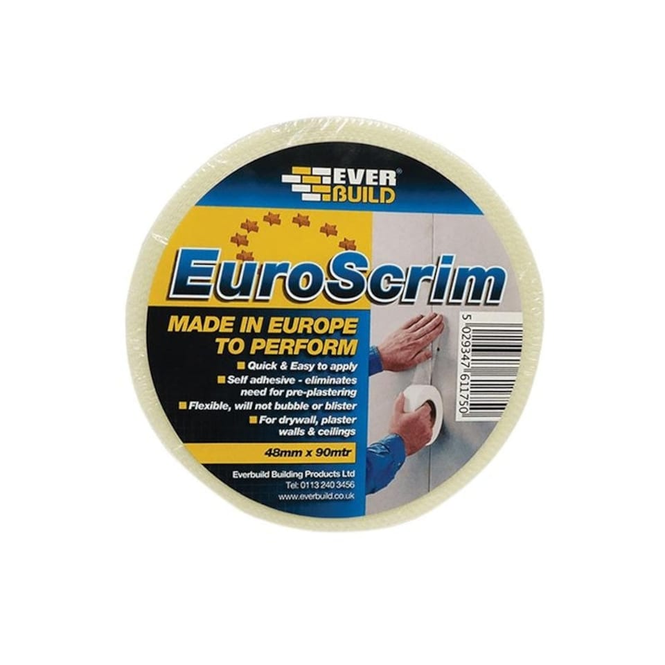 Everbuild Sika Euroscrim Tape - Multi Colour - 100mm x 90m