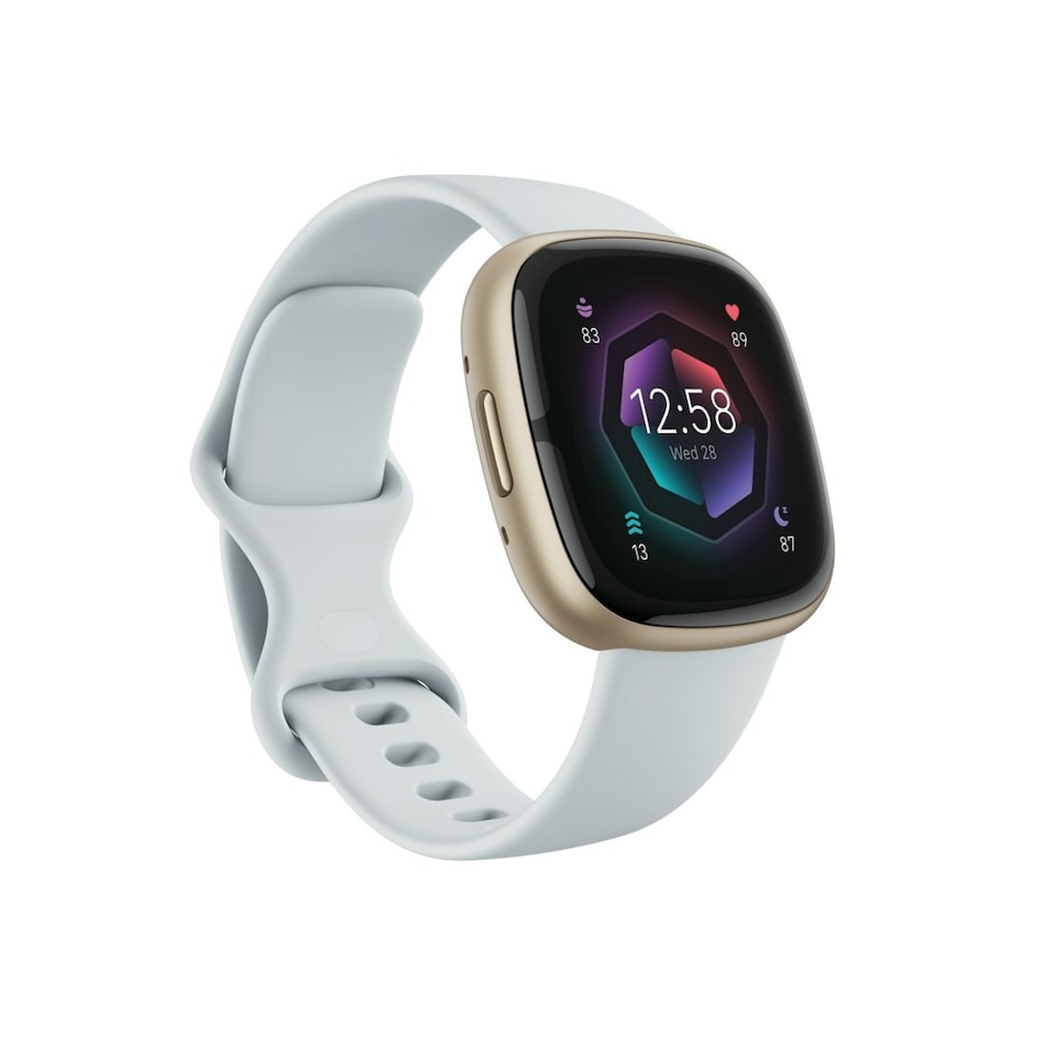 image 1 of Fitbit Sense 2 - Blue Mist / Soft Gold