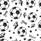 image 2 of Goal! Wallpaper in Monochrome Multi