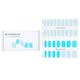 image 1 of Nail Sticker (blue) - # Swimming Pool Nail - 32pcs Blue