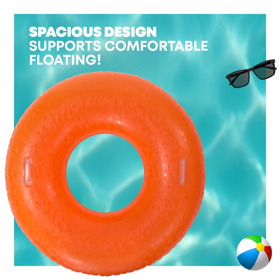 image 1 of SPLASH Inflatable Swim Ring for Pool and Beach Use
