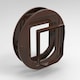 image 4 of Cat Mate Cat Flap Adapter Kit for Walls and Glass Panels – Brown (361B)