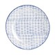 image 4 of Nicola Spring Hand-Printed Dinner Plates - 25.5cm - Navy - Pack of 6 | Blue | Blue
