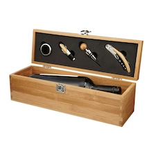 MidOcean Tardor Bamboo Wine Set - Wood - One Size Brown