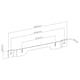 image 6 of NEDIS Soundbar Mount, Fixed Wall Bracket for Sonos Ray, Slim Design 14mm Profile, Steel Construction (Black)