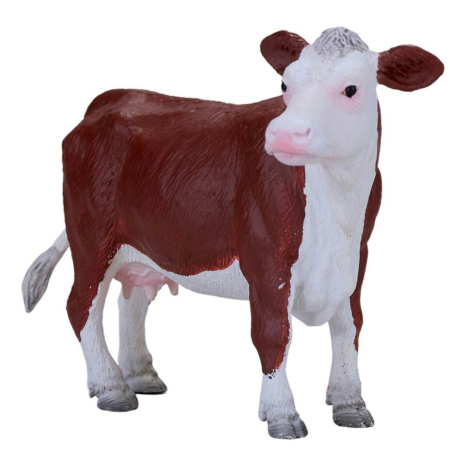 image 1 of MOJO Farmland Hereford Cow Toy Figure (381074)