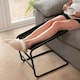 image 4 of Greenhurst Black Footrest with Steel Frame – Angled Leg Support for Comfort, Circulation & Relaxation Black