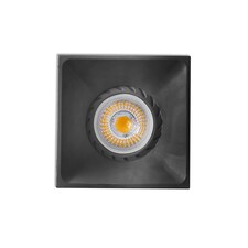 Neon Black recessed Downlight 1x GU10 Square