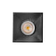 image 1 of Neon Black recessed Downlight 1x GU10 Square