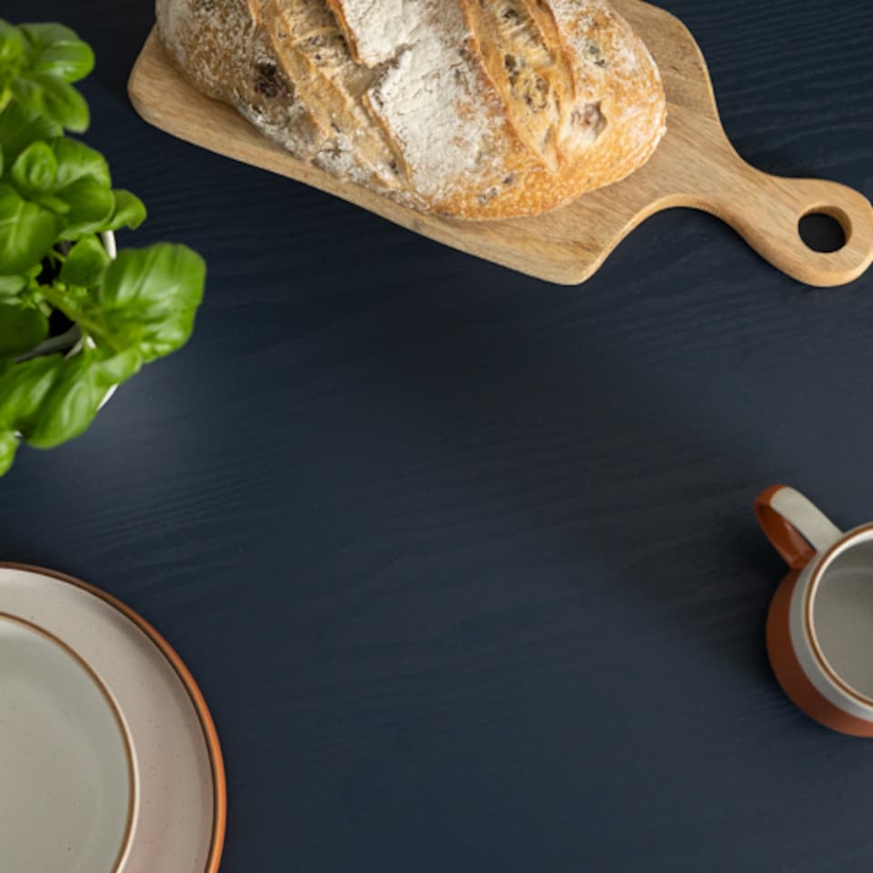 image 1 of Sticky Back Plastic Midnight Navy Wood Effect Kitchen Self-adhesive Vinyl Wrap for Cupboards, Doors and Worktops 67.5cm x 15m (3 rolls) - d-c-fix