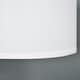 image 8 of HOMCOM Floor Lamp with Linen Lampshade Round Base for Living Room Bedroom